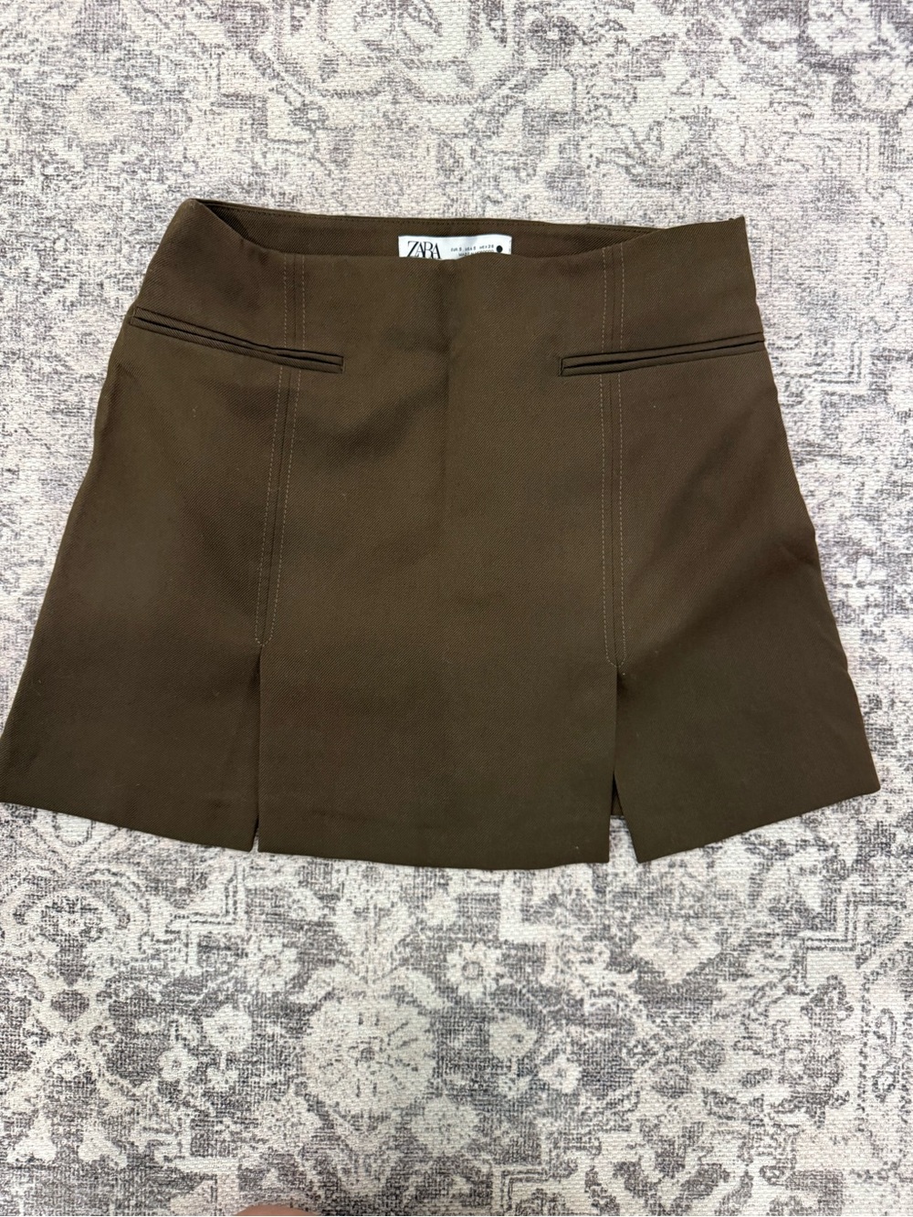 Zara Tailored Skirt with Front Slits